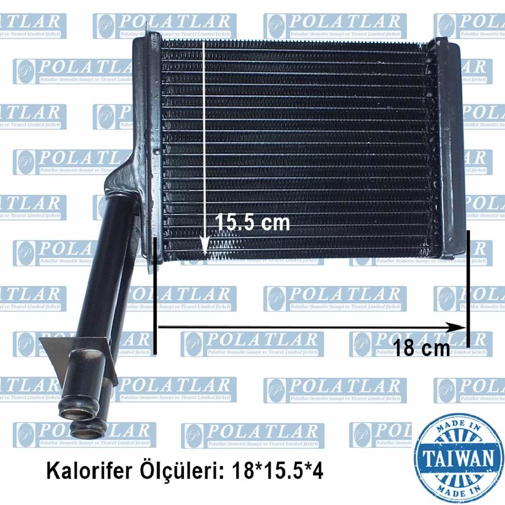 ISUZU NPR 59 KALORİFER ISITICI PETEK (ALÜMİNYUM)(18*15.5*4 CM)