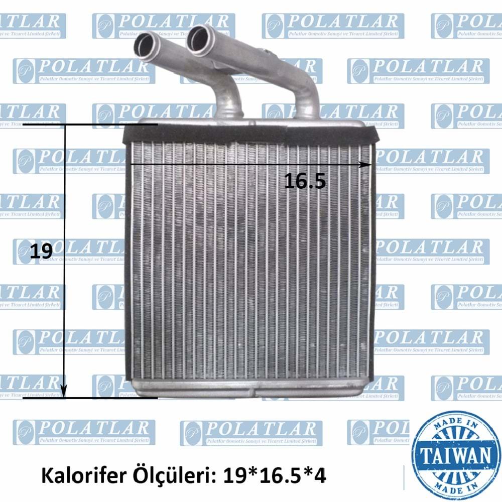 ISUZU NPR 66 KALORİFER ISITICI PETEK (BAKIR) (19*16.5*4 CM)