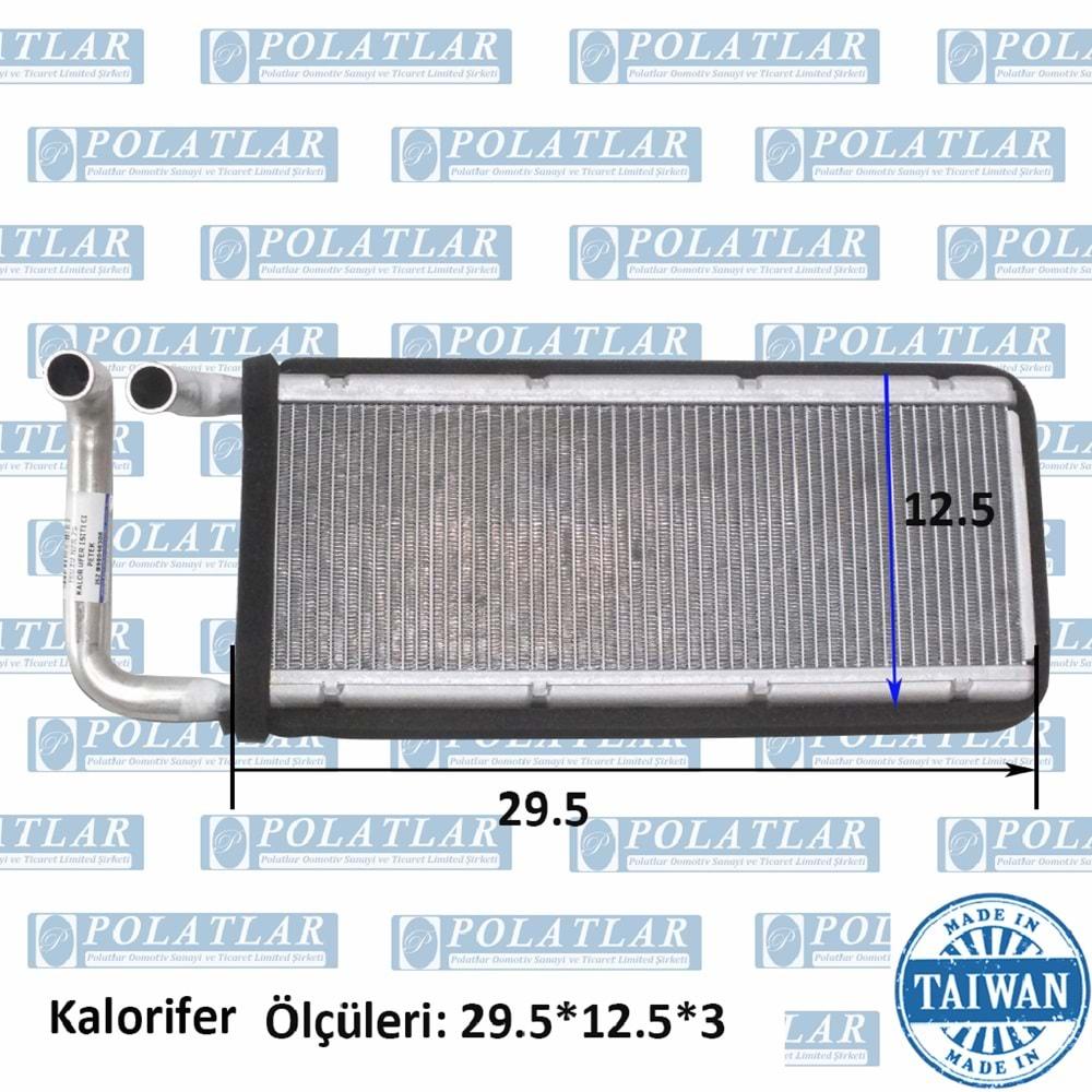 ISUZU NNR/NLR KALORİFER ISITICI PETEK (29.5*12.5*3 CM)
