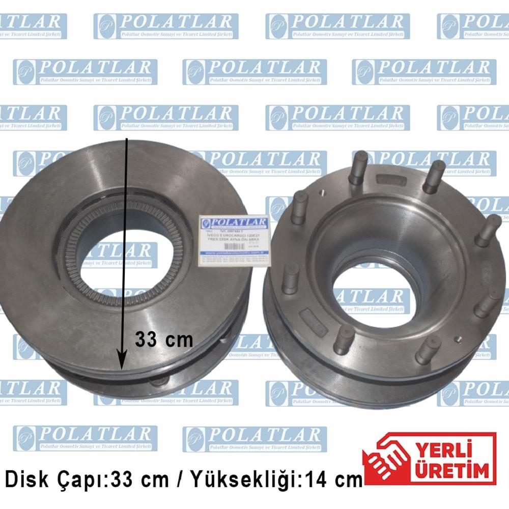 İVECO EUROCARGO 120E21 FREN DİSKİ AYNASI ÖN/ARKA (33*14 CM)