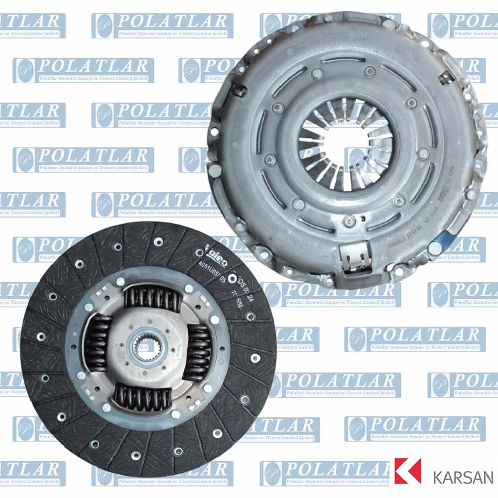 KARSAN JEST DEBRİYAJ BASKI BALATA SET 2Lİ