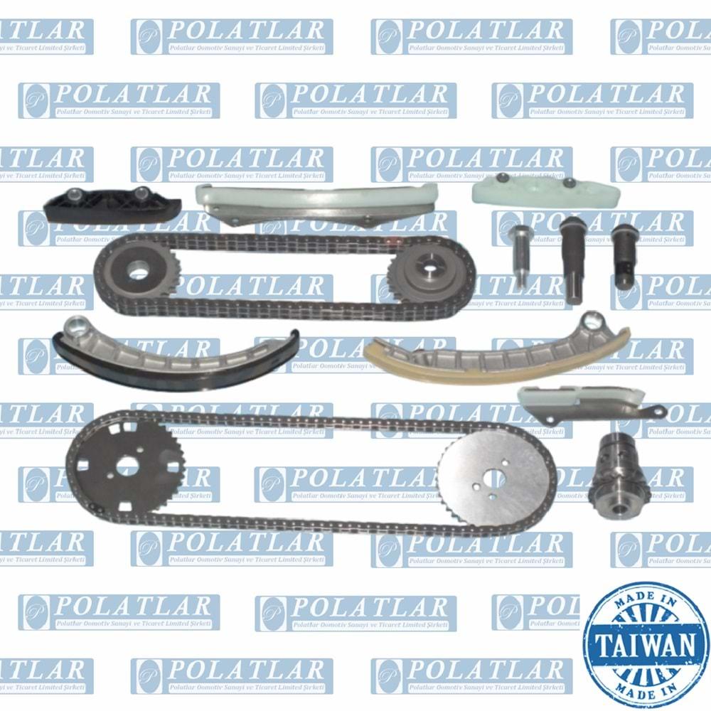 CANTER 859 FUSO MOTOR E5 EKSANTRİK ZİNCİR SET (E5-E6) (KOMPLE)