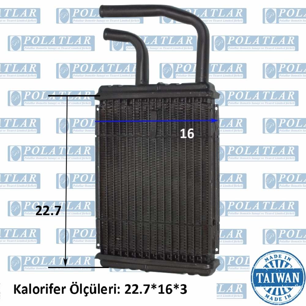 CANTER 859 KALORİFER ISITICI PETEK (E4)(22.7*16*3 CM)