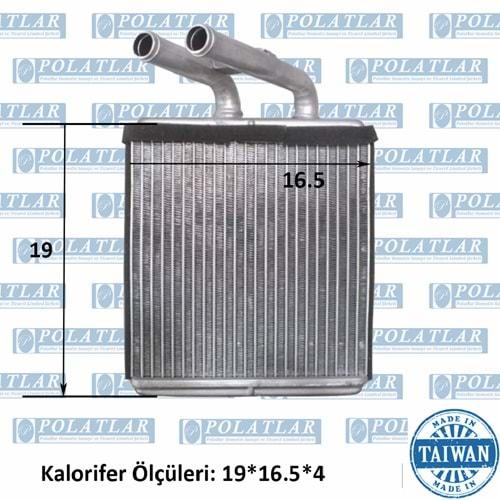 ISUZU NPR 66 KALORİFER ISITICI PETEK (BAKIR) (19*16.5*4 CM)