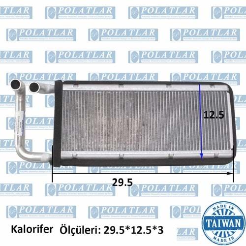 ISUZU NNR/NLR KALORİFER ISITICI PETEK (29.5*12.5*3 CM)
