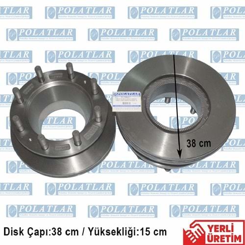 İVECO EUROCARGO 220E21 FREN DİSKİ AYNASI ARKA (38*15 CM)