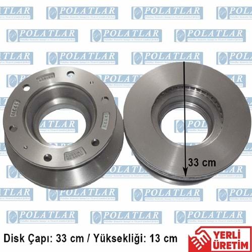 İVECO EUROCARGO 100E18 FREN DİSKİ AYNASI ÖN (33*13 CM)