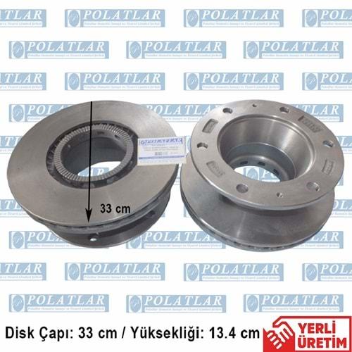 İVECO EUROCARGO 100E18 FREN DİSKİ AYNASI ARKA (33*13.4 CM) 2996419