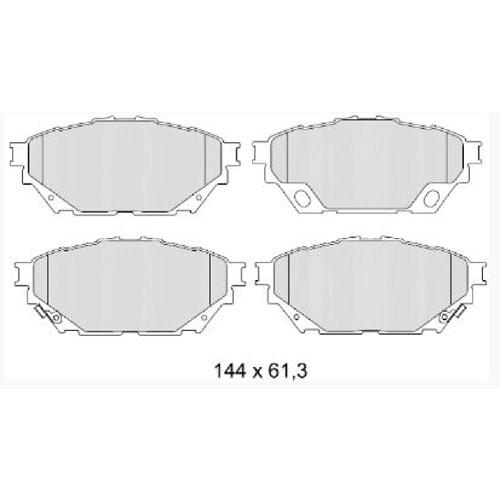 CANTER 859 E6 FREN DİSK BALATA TAKIMI ÖN/ARKA