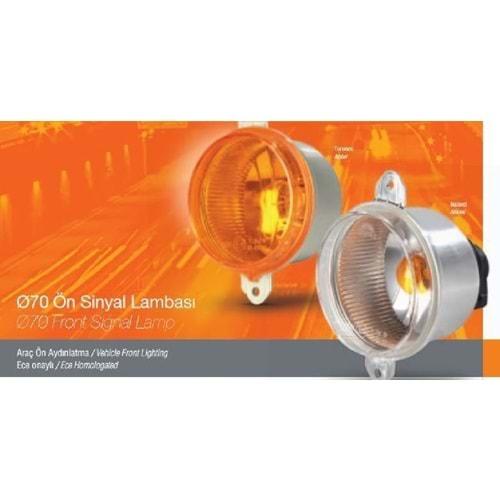 TEMSA PRESTİJ AYDINLATMA SİNYAL LAMBASI ÖN ŞEFFAF